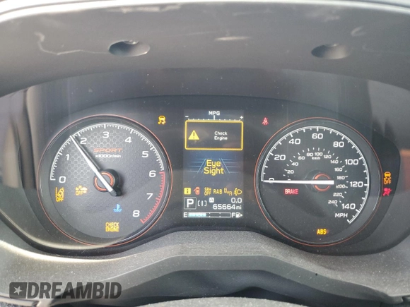2021 Subaru Forester Special Sports с VIN JF2SKARC4MH429365, выставлен на аукционе Copart как лот 57953405 с пробегом 65 664 миль миль и Списание • Salvage title. История ставок и продаж доступна на DreamBid. Изображение 9.