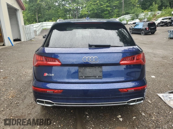 2018 Audi SQ5 Premium Plus with VIN WA1A4AFY1J2122149, listed as a Copart auction lot 65735324 with 89,289 mi miles and Salvage Title. Bid and sale history available at DreamBid. Image 6.
