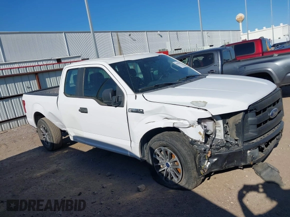 2017 Ford F-150 XL with VIN 1FTEX1C87HKD53036, listed as a IAAI auction lot 41815952 with 153,813 mi miles. Bid and sale history available at carsss.com. Image 13.