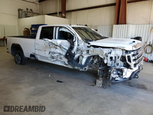 2021 GMC Sierra 1500 with VIN 1GT48ME7XMF253322, listed as a Copart auction lot 73474824 with 130,263 mi miles and Salvage Title. Bid and sale history available at DreamBid. Image 4.
