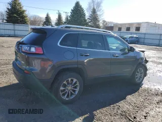 2019 Jeep Cherokee Latitude Plus with VIN 1C4PJMLB1KD487138, listed as a Copart auction lot 49325375 with 61,823 mi miles and Non repairable. Bid and sale history available at DreamBid. Image 3.