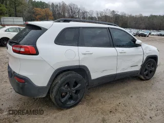 2018 Jeep Cherokee Latitude with VIN 1C4PJLCBXJD554084, listed as a Copart auction lot 84484274 with 133,937 mi miles and Salvage Title. Bid and sale history available at DreamBid. Image 3.