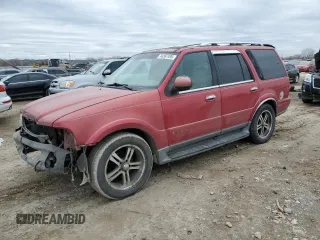 2001 Lincoln Navigator with VIN 5LMEU27R81LJ23306, listed as a Copart auction lot 44367495 with 220,225 mi miles and Salvage title. Bid and sale history available at DreamBid. Image 1.