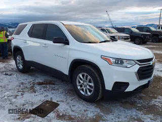 2020 Chevrolet Traverse LS with VIN 1GNEVFKW9LJ302128, listed as a IAAI auction lot 41033122 with 44,539 mi miles. Bid and sale history available at carsss.com. Image 1.