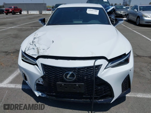 2024 Lexus IS 300 with VIN JTHBA1D2XR5131510, listed as a IAAI auction lot 42607201 with 10,580 mi miles and . Bid and sale history available at DreamBid. Image 12.