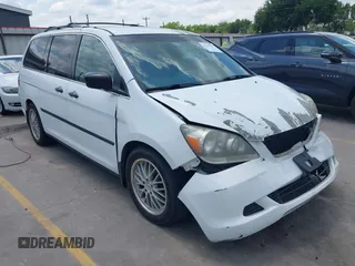 2007 Honda Odyssey LX with VIN 5FNRL382X7B135892, listed as a IAAI auction lot 42223231 with 204,054 mi miles and . Bid and sale history available at DreamBid. Image 1.