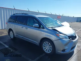 2017 Toyota Sienna LE with VIN 5TDJZ3DC8HS186962, listed as a IAAI auction lot 42462116 with 109,382 mi miles and . Bid and sale history available at DreamBid. Image 1.