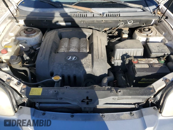 2004 Hyundai Santa Fe GLS with VIN KM8SC73D34U825791, listed as a Copart auction lot 80548534 with 124,080 mi miles and Clean Title. Bid and sale history available at DreamBid. Image 12.