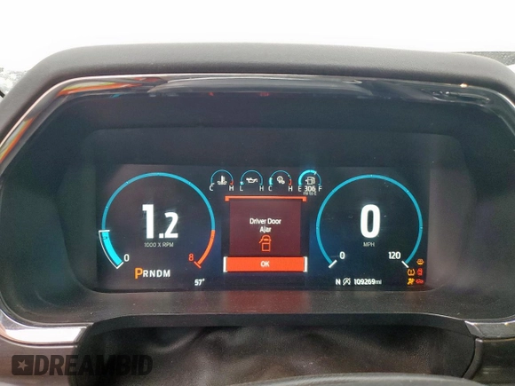2021 Ford F-150 XL with VIN 1FTEW1C56MKD57257, listed as a Copart auction lot 51836915 with 109,269 mi miles and Salvage title. Bid and sale history available at DreamBid. Image 9.