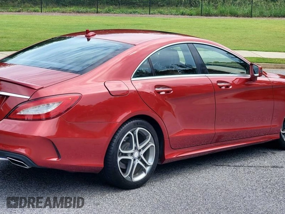 2016 Mercedes-Benz CLS 400 with VIN WDDLJ6FB2GA160705, listed as a Copart auction lot 63490805 with 134,308 mi miles and Clean title. Bid and sale history available at DreamBid. Image 4.