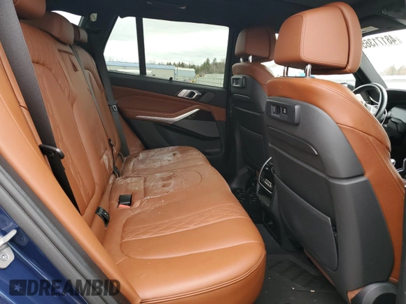 2021 BMW X5 M50i with VIN 5UXJU4C03M9E52555, listed as a Copart auction lot 48171365 with 64,731 mi miles and Salvage Title. Bid and sale history available at carsss.com. Image 12.