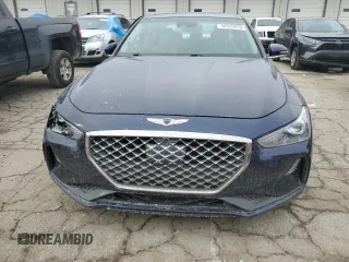 2019 Genesis G70 3.3T Advanced with VIN KMTG34LE5KU034162, listed as a Copart auction lot 46325915 with 76,555 mi miles and Salvage Title. Bid and sale history available at carsss.com. Image 5.
