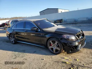 2016 Mercedes-Benz S-Class AMG S 63 with VIN WDDUG7JB2GA212530, listed as a Copart auction lot 86179514 with 143,260 mi miles and Salvage Title. Bid and sale history available at carsss.com. Image 4.