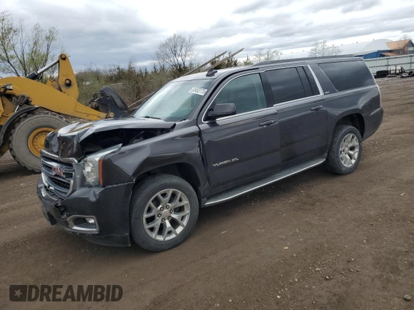 2016 GMC Yukon XL SLT with VIN 1GKS2GKC3GR282521, listed as a Copart auction lot 53453175 with 102,250 mi miles and Salvage Title. Bid and sale history available at carsss.com. Image 1.