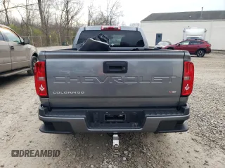 2021 Chevrolet Colorado 4WD Work Truck with VIN 1GCGTBEN2M1275066, listed as a Copart auction lot 80666024 with 44,442 mi miles and Salvage title. Bid and sale history available at DreamBid. Image 6.