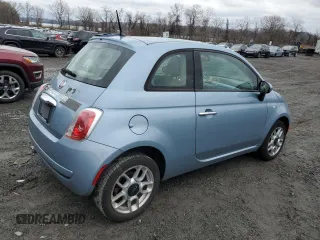 2015 FIAT 500 Pop with VIN 3C3CFFAR9FT555959, listed as a Copart auction lot 52739165 with 91,867 mi miles and Clean Title. Bid and sale history available at carsss.com. Image 3.