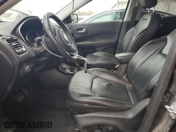 2018 Jeep Compass Limited with VIN 3C4NJDCB4JT340733, listed as a Copart auction lot 50161175 with 84,826 mi miles and Clean Title. Bid and sale history available at DreamBid. Image 7.