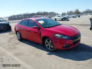 2014 Dodge Dart GT with VIN 1C3CDFEB5ED798644, listed as a IAAI auction lot 41776390 with 114,939 mi miles. Bid and sale history available at carsss.com. Image 1.