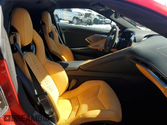 2022 Chevrolet Corvette 3LT z VIN 1G1YC2D48N5112678, wystawiony jako Copart lot #46190125 z przebiegiem 1 518 mil mil oraz Szkoda całkowita • Salvage title. Historia ofert i sprzedaży dostępna na DreamBid. Obrazek 10.