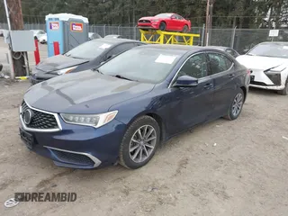 2020 Acura TLX with VIN 19UUB1F37LA011614, listed as a IAAI auction lot 41573392 with 66,575 mi miles. Bid and sale history available at carsss.com. Image 17.