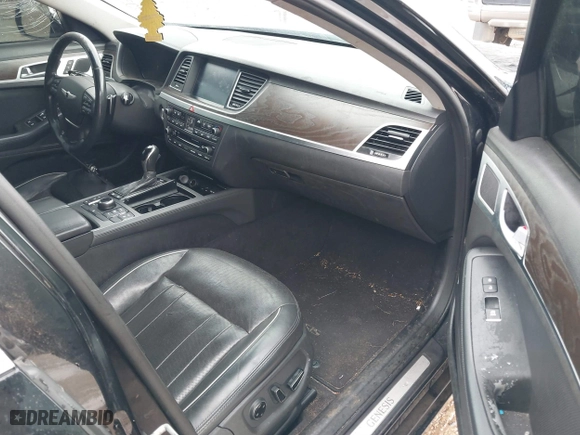 2016 Hyundai Genesis 3.8L with VIN KMHGN4JE3GU106717, listed as a IAAI auction lot 40319357 with 207,077 mi miles. Bid and sale history available at carsss.com. Image 5.
