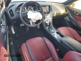 2021 Infiniti Q60 Red Sport 400 z VIN JN1FV7LK5MM530466, wystawiony jako Copart lot #84138974 z przebiegiem 41 452 mil mil oraz Czysty tytuł • Clean title. Historia ofert i sprzedaży dostępna na DreamBid. Obrazek 8.
