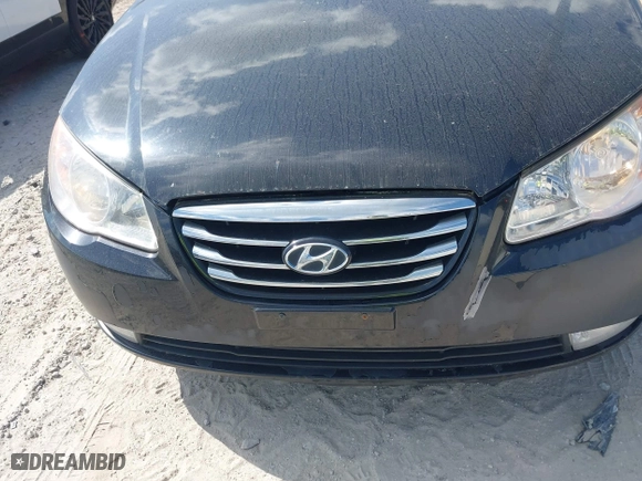 2010 Hyundai Elantra GLS with VIN KMHDU4AD8AU176976, listed as a IAAI auction lot 42044034 with 185,555 mi miles. Bid and sale history available at carsss.com. Image 6.