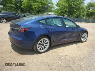 2023 Tesla Model 3 with VIN 5YJ3E1EAXPF419636, listed as a Copart auction lot 59754495 with 14,407 mi miles and Salvage title. Bid and sale history available at DreamBid. Image 3.