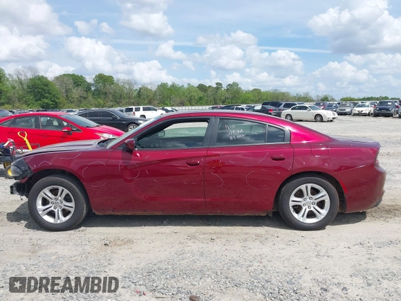 2020 Dodge Charger SXT with VIN 2C3CDXBG8LH140242, listed as a IAAI auction lot 41955457 with 126,550 mi miles and . Bid and sale history available at carsss.com. Image 14.