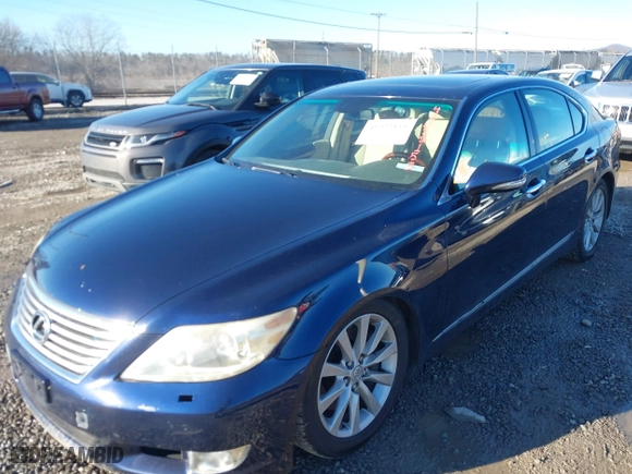 2010 Lexus LS 460 with VIN JTHCL5EFXA5005823, listed as a IAAI auction lot 41322153 with NaN miles. Bid and sale history available at carsss.com. Image 17.