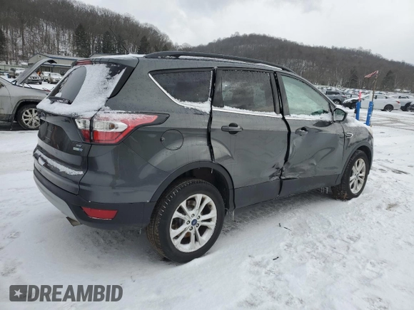 2017 Ford Escape SE with VIN 1FMCU9G96HUB27779, listed as a Copart auction lot 46058715 with 110,904 mi miles and Salvage Title. Bid and sale history available at carsss.com. Image 3.