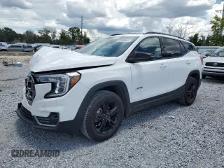 2024 GMC Terrain AT4 with VIN 3GKALYEG7RL238786, listed as a Copart auction lot 62599615 with 34,548 mi miles and Salvage title. Bid and sale history available at DreamBid. Image 1.