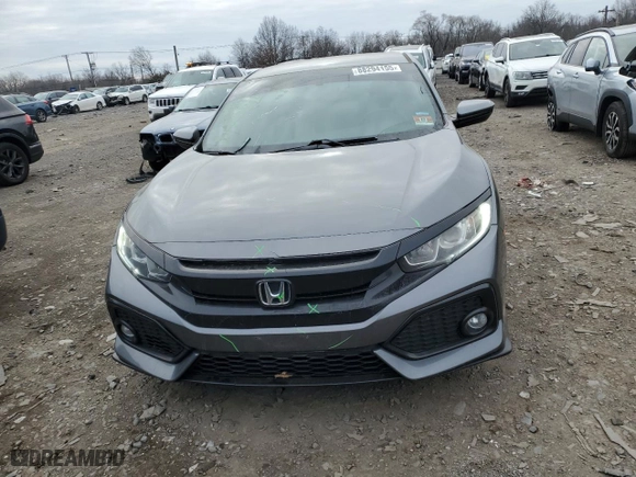 2017 Honda Civic Hatchback Sport with VIN SHHFK7H46HU408373, listed as a Copart auction lot 88294155 with 82,848 mi miles and Salvage Title. Bid and sale history available at carsss.com. Image 5.