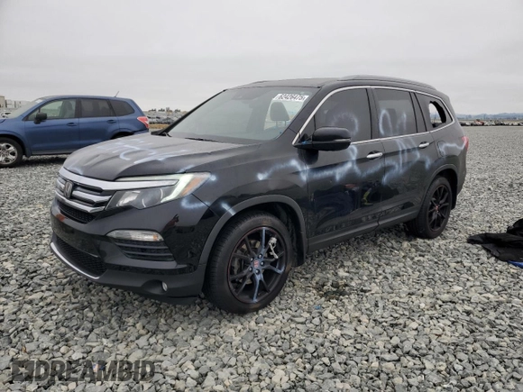 2017 Honda Pilot Elite with VIN 5FNYF6H0XHB019211, listed as a Copart auction lot 62426475 with 69,205 mi miles and Salvage title. Bid and sale history available at DreamBid. Image 1.