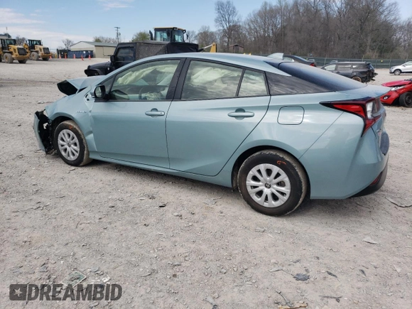 2022 Toyota Prius L Eco with VIN JTDKAMFU0N3183039, listed as a Copart auction lot 50710775 with 49,667 mi miles and Salvage Title. Bid and sale history available at DreamBid. Image 2.