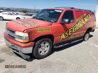 2001 Chevrolet Suburban LT with VIN 3GNEC16T01G167175, listed as a Copart auction lot 50233485 with 248,624 mi miles and Salvage Title. Bid and sale history available at carsss.com. Image 1.