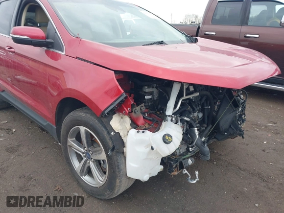 2020 Ford Edge SEL with VIN 2FMPK4J9XLBB00165, listed as a IAAI auction lot 41857380 with 8 mi miles. Bid and sale history available at carsss.com. Image 14.