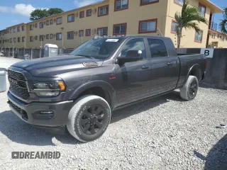 2022 Ram 2500 Limited z VIN 3C6UR5TLXNG314615, wystawiony jako Copart lot #55110865 z przebiegiem 18 511 mil mil oraz Szkoda całkowita • Salvage title. Historia ofert i sprzedaży dostępna na DreamBid. Obrazek 1.