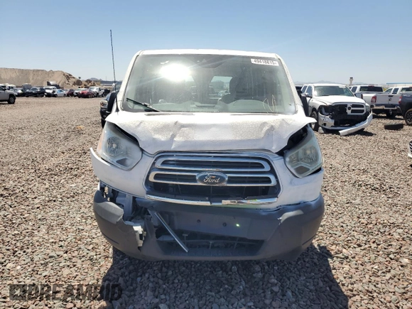 2016 Ford Transit Cargo with VIN 1FTYR1ZMXGKA59298, listed as a Copart auction lot 49418815 with 116,982 mi miles and Salvage Title. Bid and sale history available at carsss.com. Image 5.