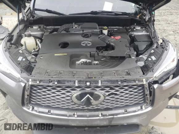 2021 Infiniti QX50 Essential with VIN 3PCAJ5CB8MF103010, listed as a Copart auction lot 52017245 with 49,726 mi miles and Salvage title. Bid and sale history available at DreamBid. Image 12.