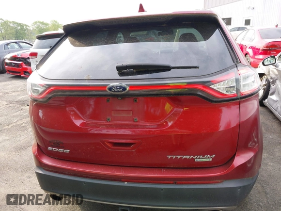 2015 Ford Edge Titanium z VIN 2FMPK3K97FBB70736, wystawiony jako IAAI lot #41998404 z przebiegiem 78 087 mil mil oraz . Historia ofert i sprzedaży dostępna na DreamBid. Obrazek 16.