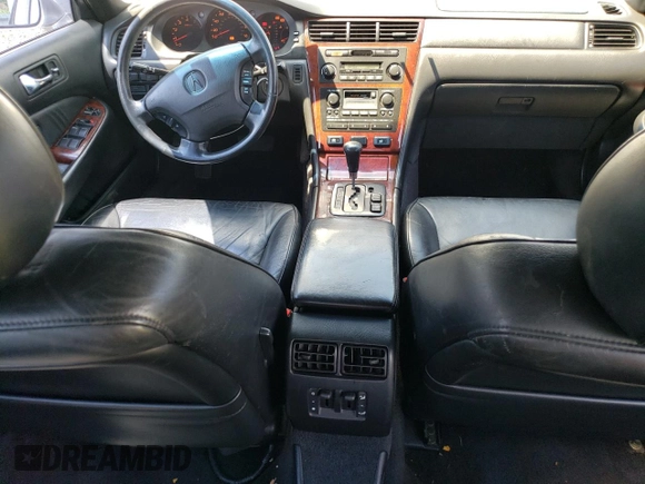 2002 Acura RL with VIN JH4KA96582C006545, listed as a Copart auction lot 61915624 with 159,038 mi miles and Salvage Title. Bid and sale history available at carsss.com. Image 8.