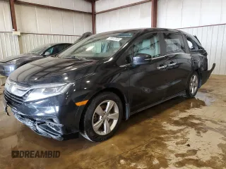 2019 Honda Odyssey EX-L z VIN 5FNRL6H70KB016433, wystawiony jako Copart lot #59347825 z przebiegiem 131 543 mil mil oraz Szkoda całkowita • Salvage title. Historia ofert i sprzedaży dostępna na DreamBid. Obrazek 1.