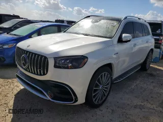 2021 Mercedes-Benz GLS with VIN 4JGFF8KE6MA464471, listed as a Copart auction lot 77275104 with 0 mi miles and Non Repairable. Bid and sale history available at carsss.com. Image 1.