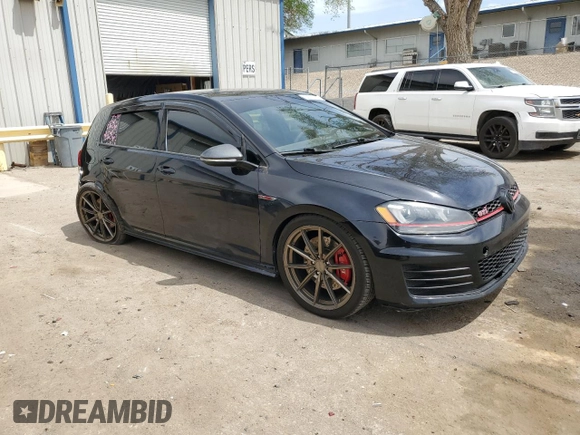 2017 Volkswagen Golf GTI S with VIN 3VW547AUXHM070857, listed as a Copart auction lot 52913205 with 87,759 mi miles and Salvage Title. Bid and sale history available at carsss.com. Image 4.