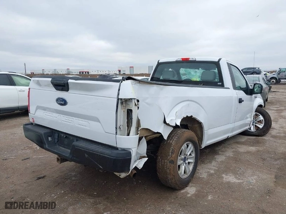 2019 Ford F-150 XL with VIN 1FTMF1CB3KKE16540, listed as a IAAI auction lot 41572630 with 73,954 mi miles. Bid and sale history available at carsss.com. Image 4.