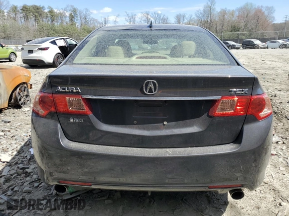 2012 Acura TSX Tech Pkg with VIN JH4CU2F69CC027403, listed as a Copart auction lot 50981715 with 247,233 mi miles and Salvage Title. Bid and sale history available at carsss.com. Image 6.