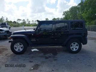 2016 Jeep Wrangler Unlimited Sport with VIN 1C4HJWDG3GL234653, listed as a IAAI auction lot 41931838 with 85,375 mi miles and . Bid and sale history available at DreamBid. Image 14.