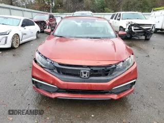 2019 Honda Civic LX with VIN 19XFC2F66KE041011, listed as a Copart auction lot 88009095 with 95,766 mi miles and Salvage Title. Bid and sale history available at DreamBid. Image 5.