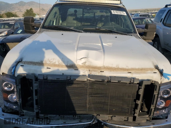 2008 Ford F-250 XL with VIN 1FTSW21R78ED64009, listed as a Copart auction lot 61823275 with 179,518 mi miles and Salvage title. Bid and sale history available at DreamBid. Image 11.